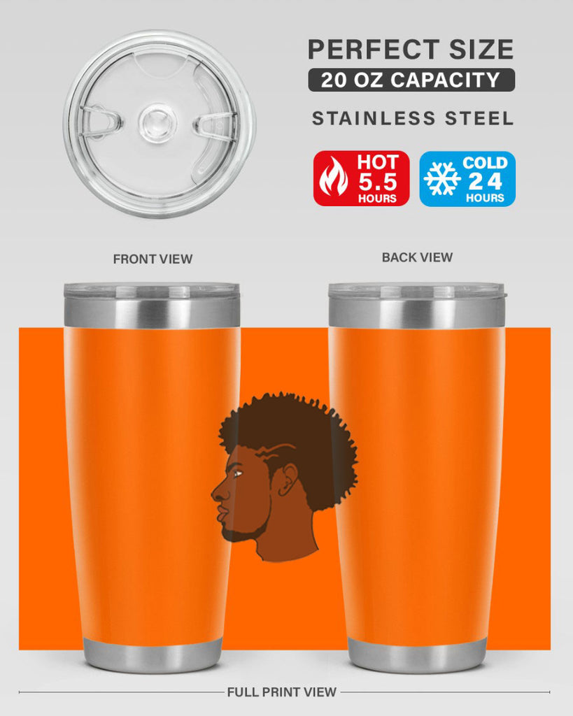 black man 39#- black men - boys- tumbler