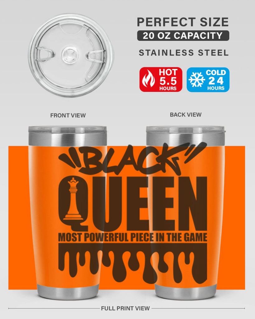 black queen 213#- black words phrases- Cotton Tank