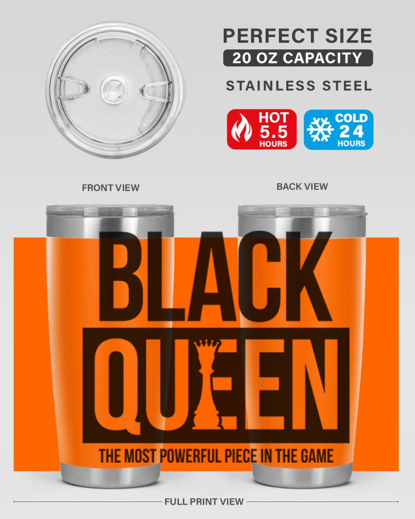 black queen chess 224#- black words phrases- Cotton Tank