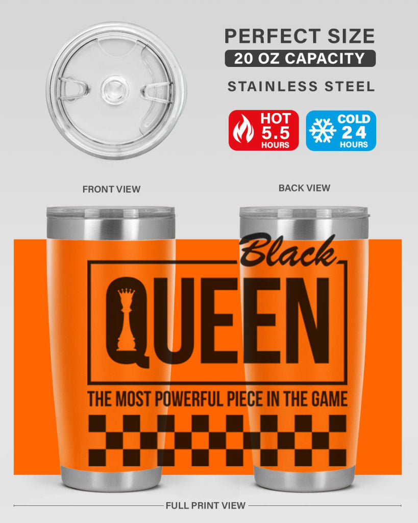 black queen chess checkered 221#- black words phrases- Cotton Tank