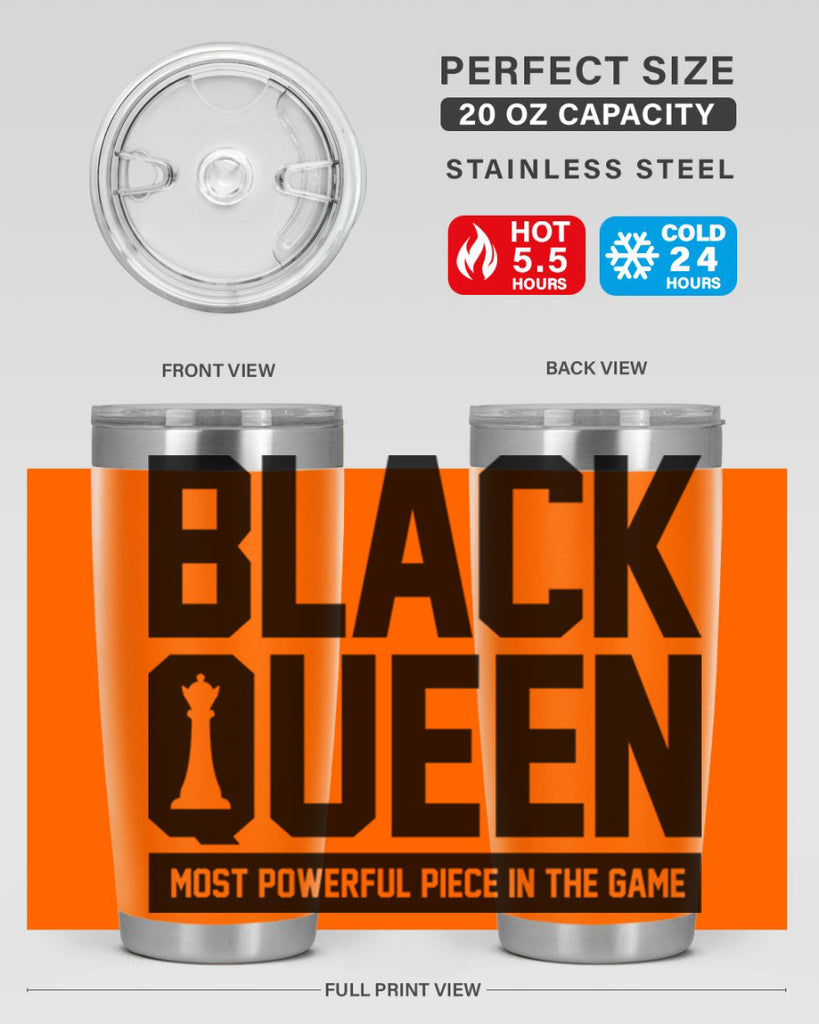 black queenchess 194#- black words phrases- Cotton Tank