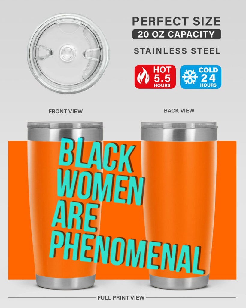 black woman are phenomenal color 216#- black words phrases- Cotton Tank