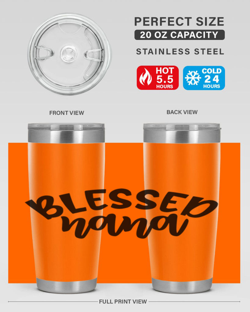 blessed nana 59#- grandma - nana- Tumbler
