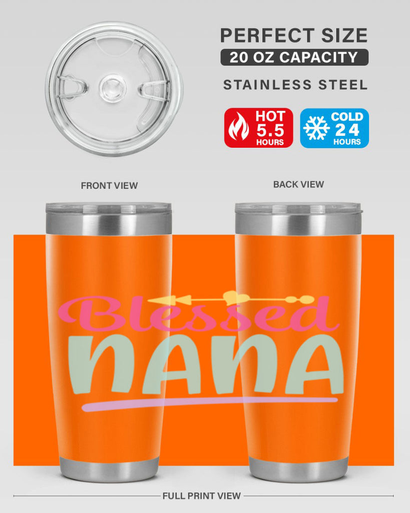blessed nana 60#- grandma - nana- Tumbler