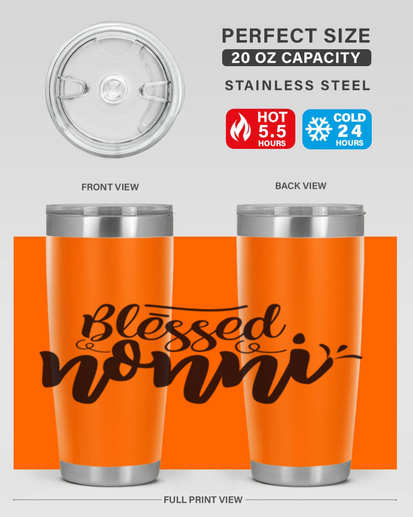 blessed nonni 57#- grandma - nana- Tumbler