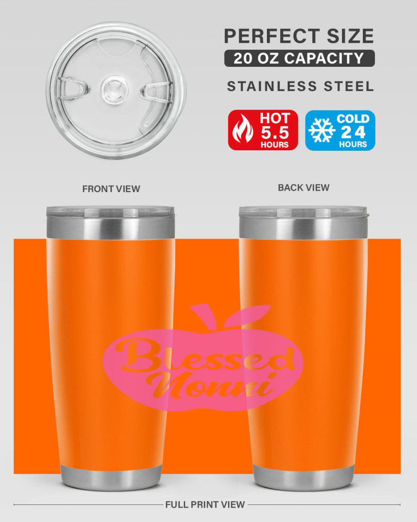 blessed nonni 58#- grandma - nana- Tumbler