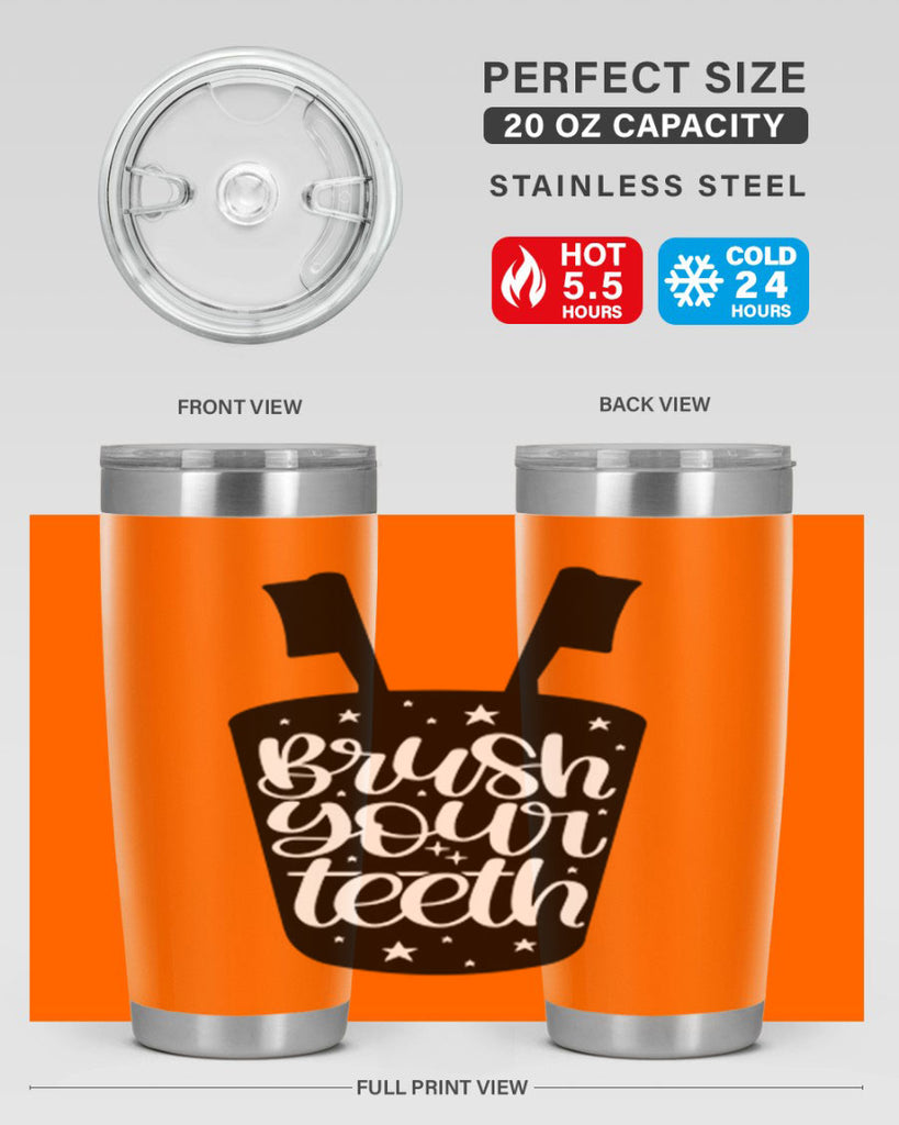 brush your teeth 45#- bathroom- Tumbler
