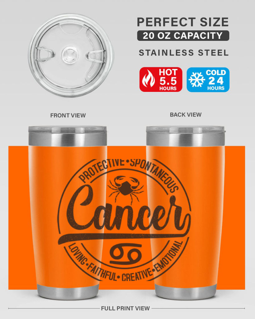cancer 153#- zodiac- Tumbler