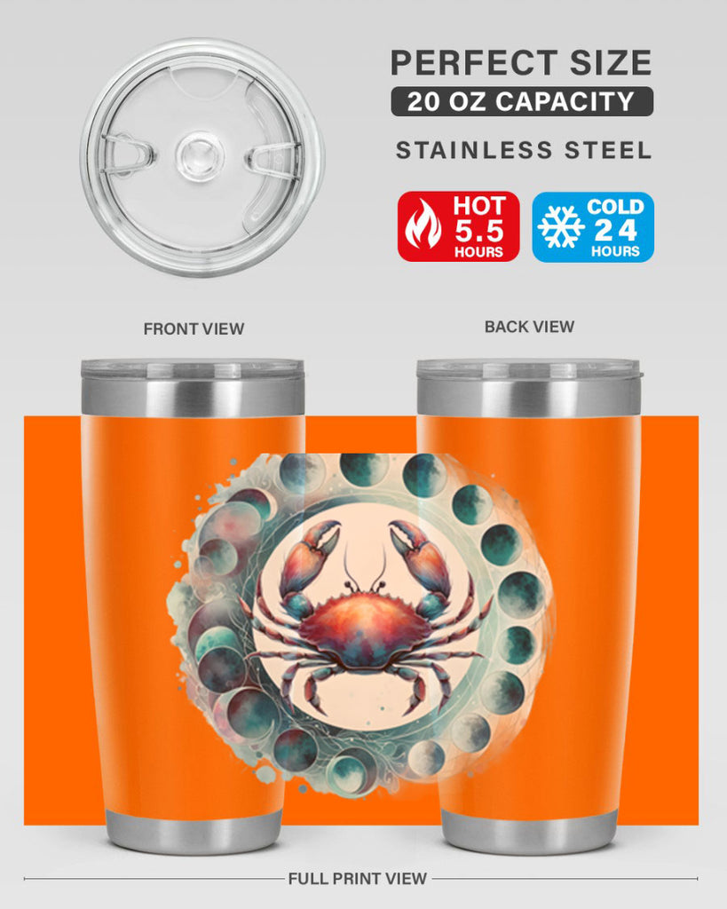 cancer 179#- zodiac- Tumbler