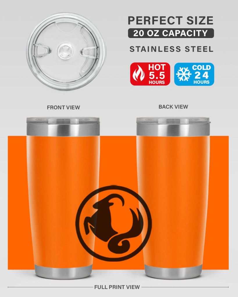 capricorn 203#- zodiac- Tumbler