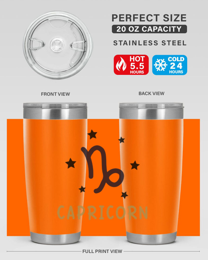capricorn 206#- zodiac- Tumbler
