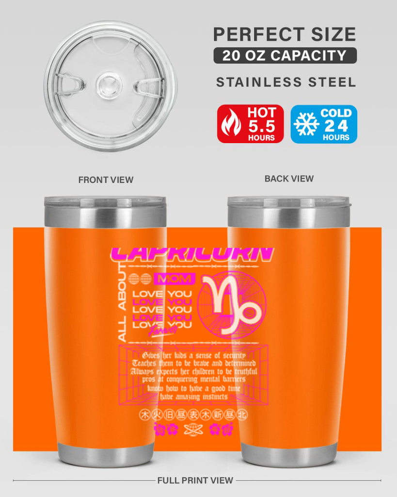 capricorn 208#- zodiac- Tumbler