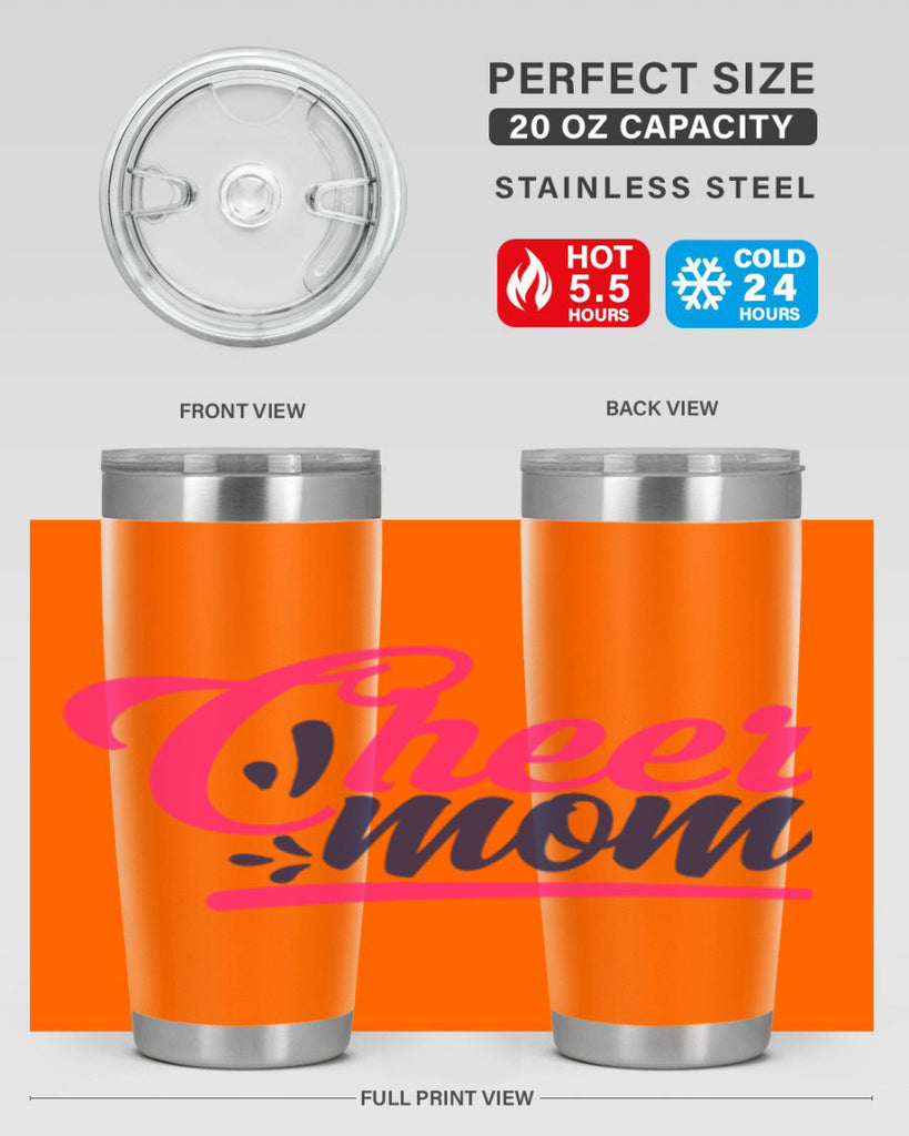 cheer mom 1745#- cheer- Tumbler