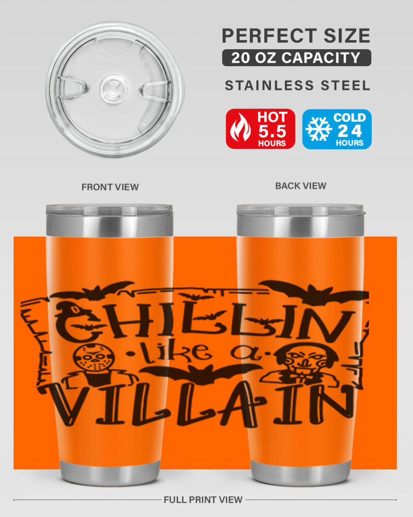 chillin like a villain 82#- halloween- Tumbler