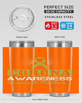 corona awareness because it matters Style 26#- corona virus- Tumbler