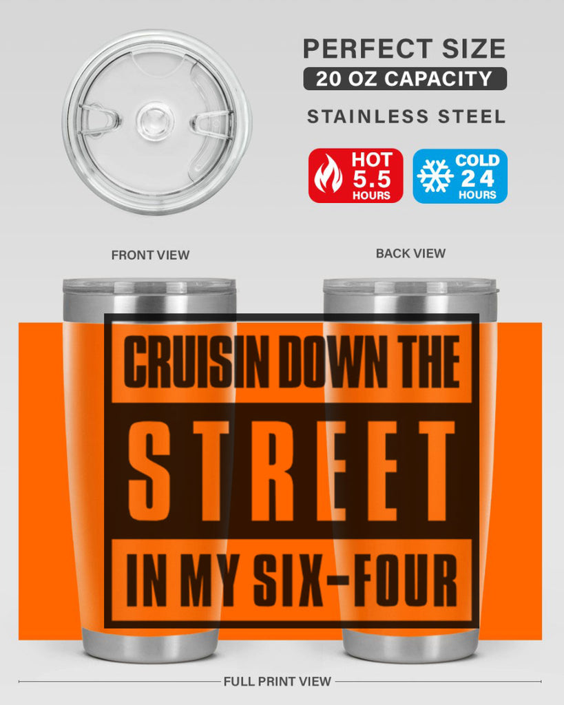 cruisin down the street 181#- black words phrases- Cotton Tank