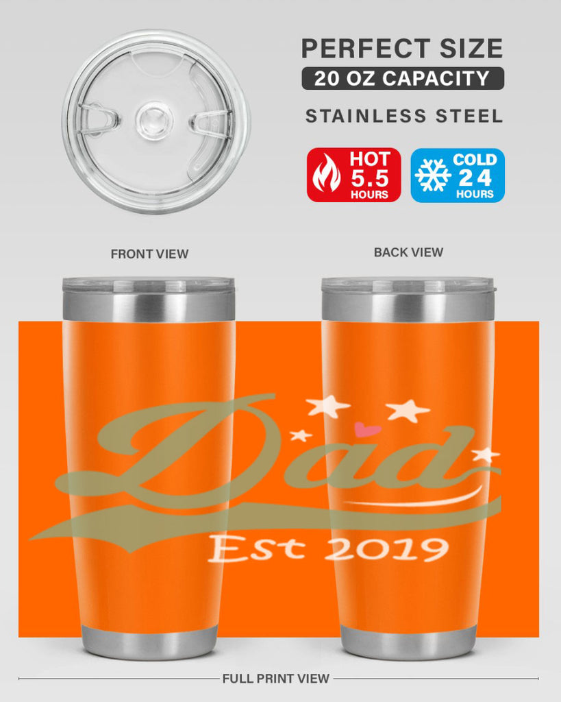 dad est 101#- fathers day- Tumbler
