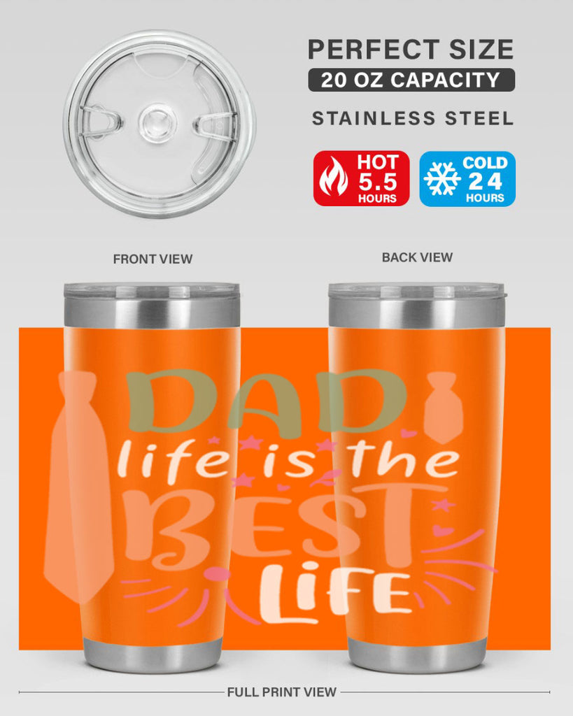 dad life is the best life 105#- fathers day- Tumbler