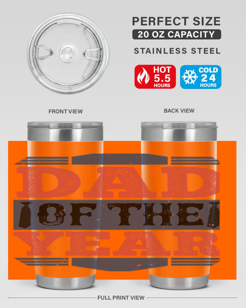 dad of the year 266#- fathers day- Tumbler