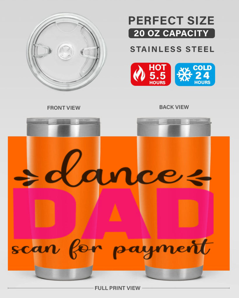 dance dad scan for payment 22#- ballet- Tumbler