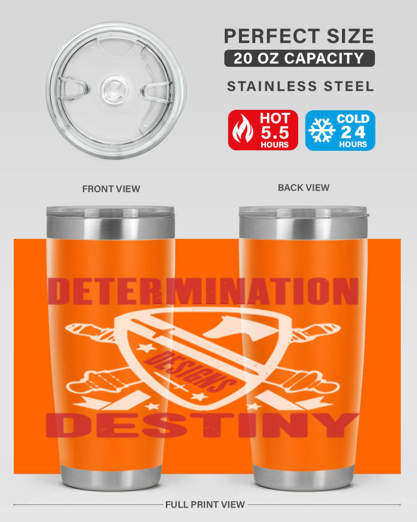 determination is destiny Style 29#- Fourt Of July- Tumbler