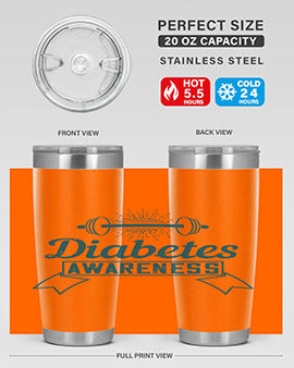 diabetes awareness Style 3#- diabetes- Tumbler