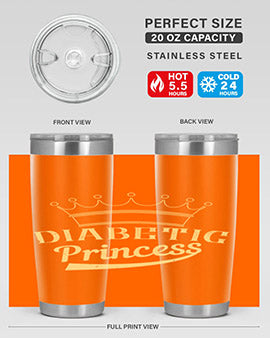 diabetic princess Style 42#- diabetes- Tumbler