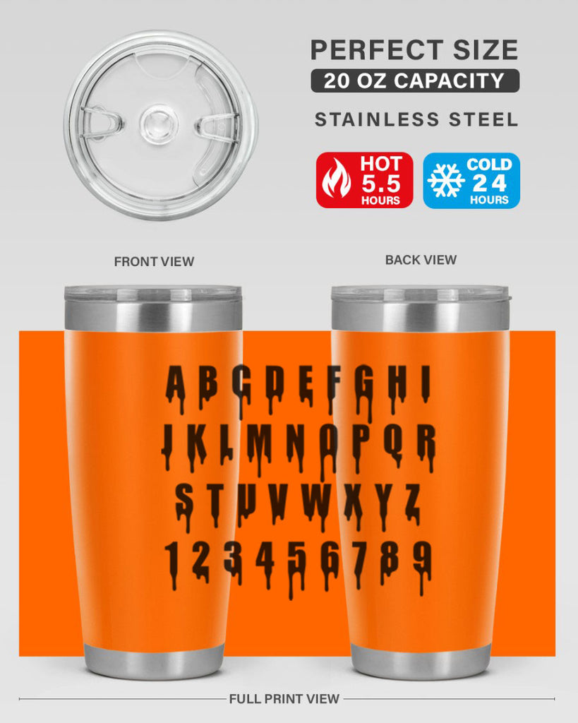drip font 164#- black words phrases- Cotton Tank