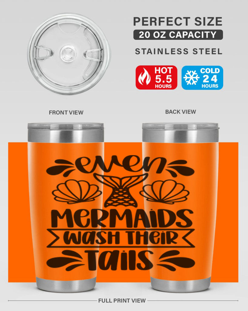 even mermaids wash their tails 42#- bathroom- Tumbler