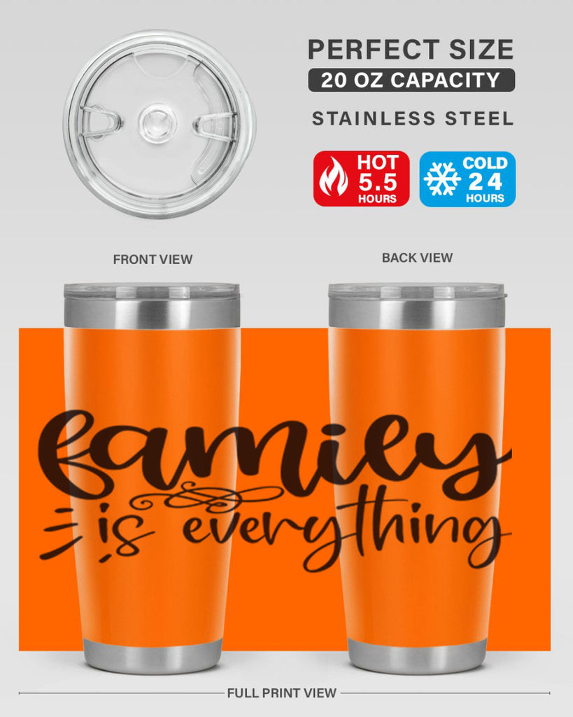 family is everything 72#- home- Tumbler