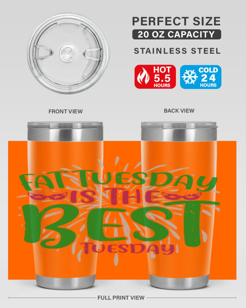 fat tuesday is the best tuesday 88#- mardi gras- Tumbler