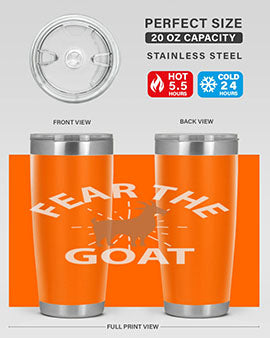 fear the goat Style 4#- goat- Tumbler
