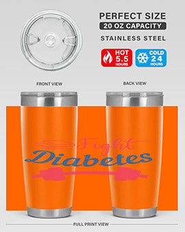 fight diabetes Style 38#- diabetes- Tumbler