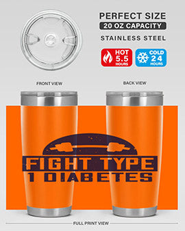fight type diabetes Style 37#- diabetes- Tumbler
