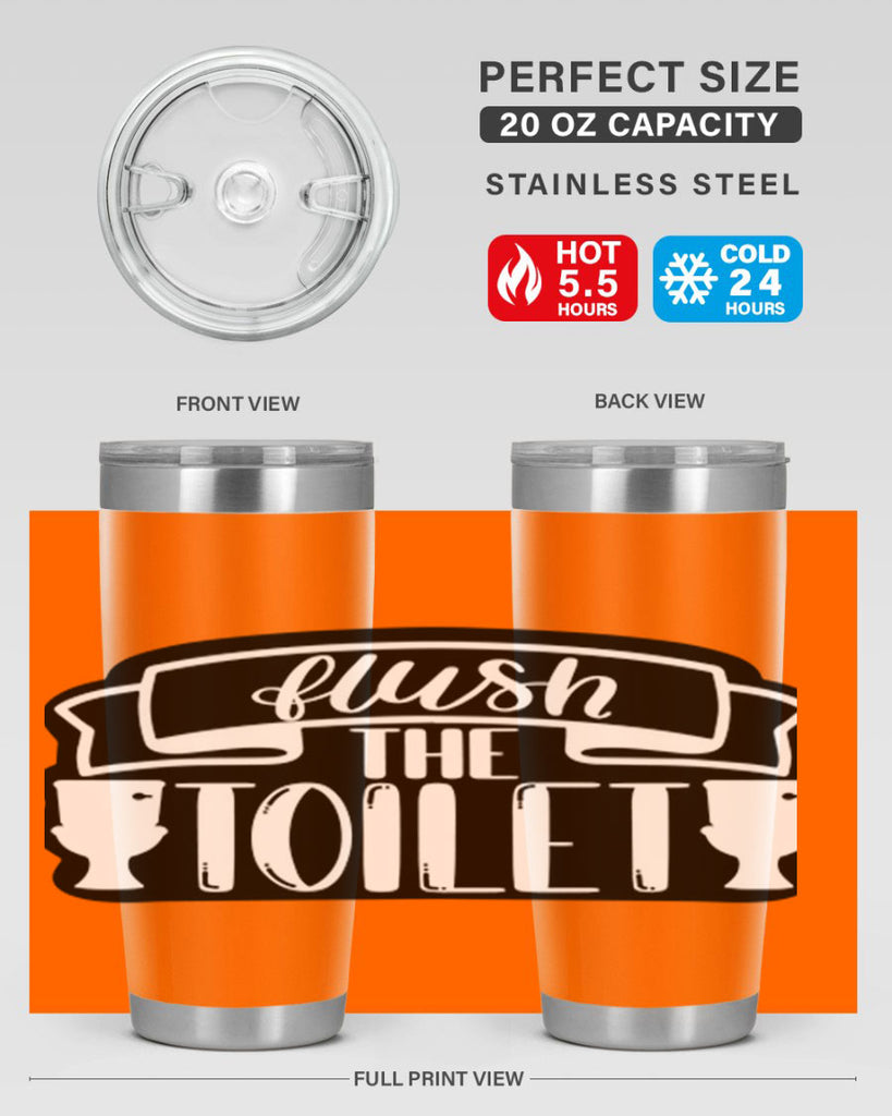 flush the toilet 40#- bathroom- Tumbler