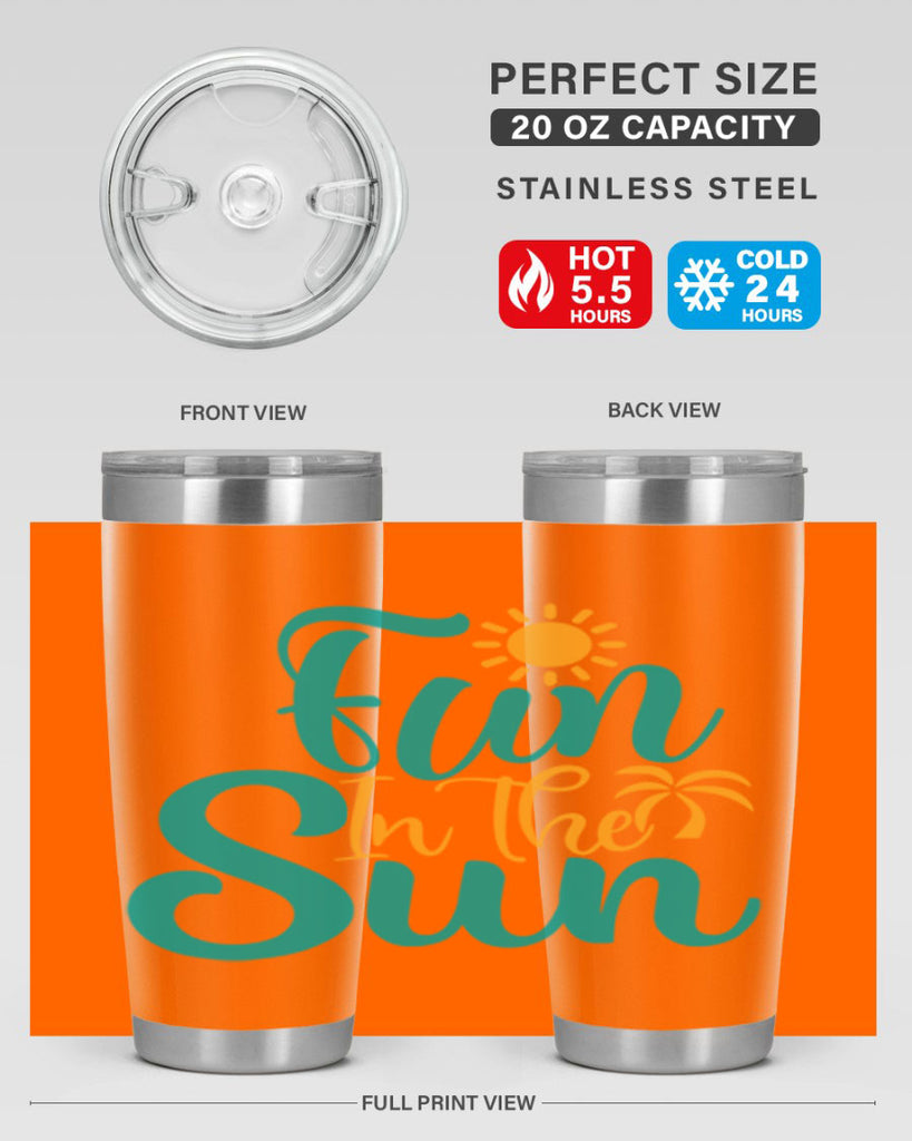 fun in the sun Style 104#- summer- Tumbler