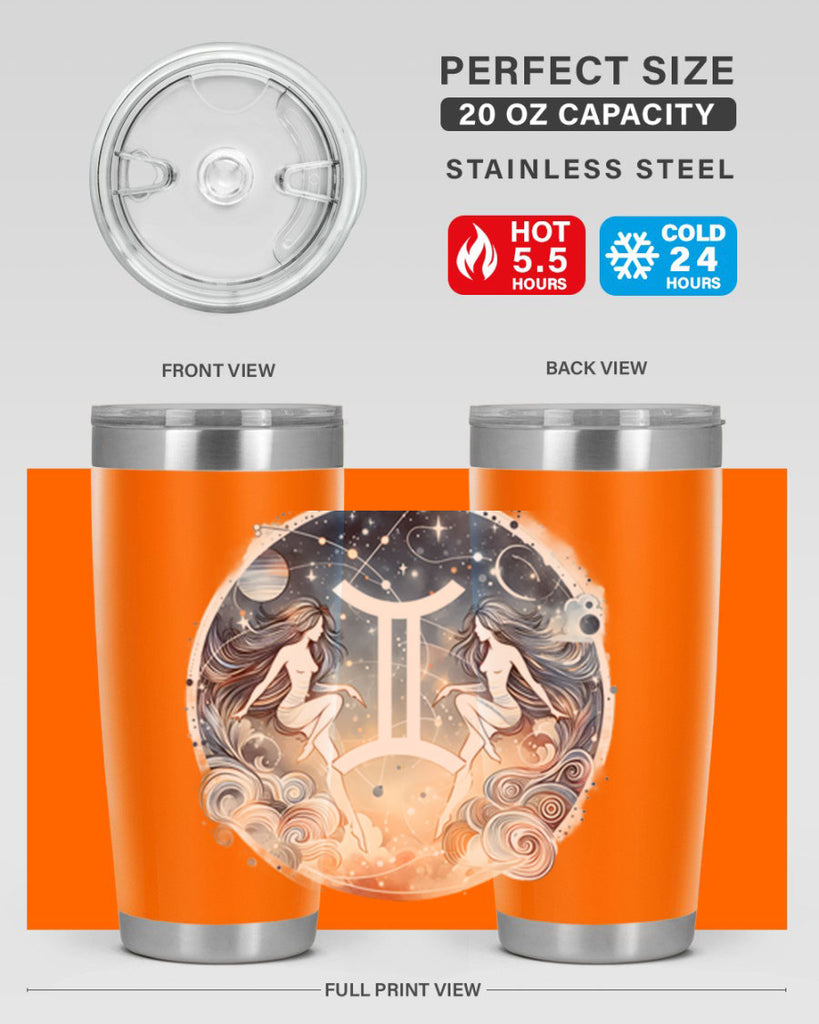 gemini 247#- zodiac- Tumbler