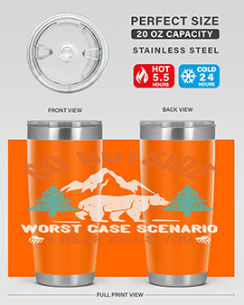 go outside worst case scenario a bear kills you  40#- Bears- Tumbler