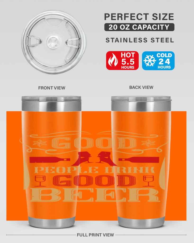 good people drink good beer 54#- drinking- Tumbler