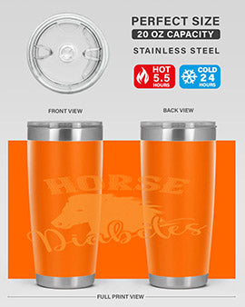 horse diabetes Style 34#- diabetes- Tumbler