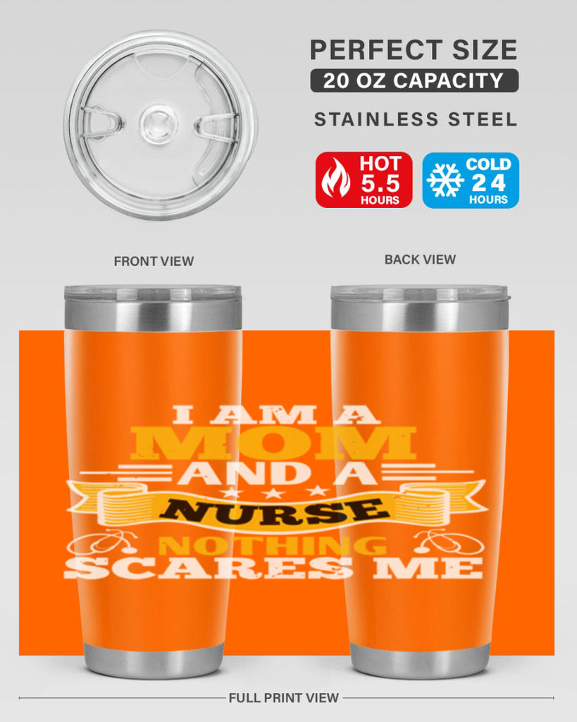 i am amom and a nurse Style 396#- nurse- tumbler