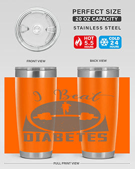 i beat diabetes Style 33#- diabetes- Tumbler