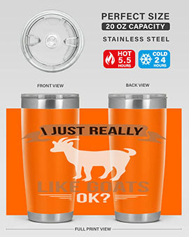 i just really like goats ok Style 3#- goat- Tumbler