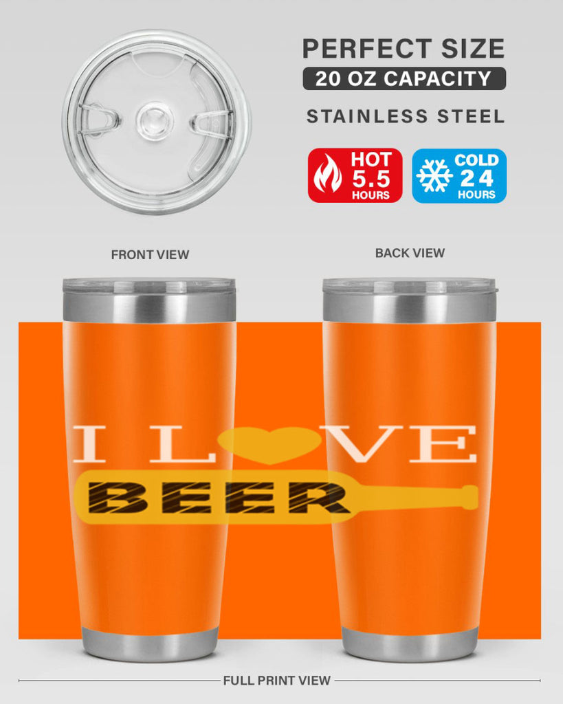 i love beer 75#- beer- Tumbler