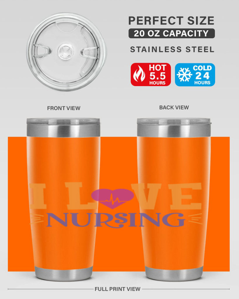i love nursing Style 379#- nurse- tumbler