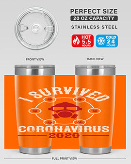 i survived coronavirus Style 32#- corona virus- Tumbler