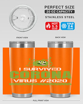 i survived coronavirus Style 33#- corona virus- Tumbler