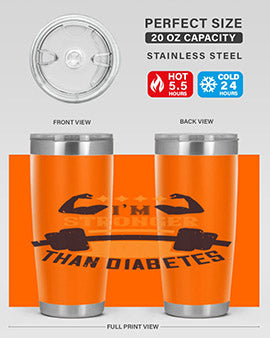 i’m stronger than diabetes Style 23#- diabetes- Tumbler