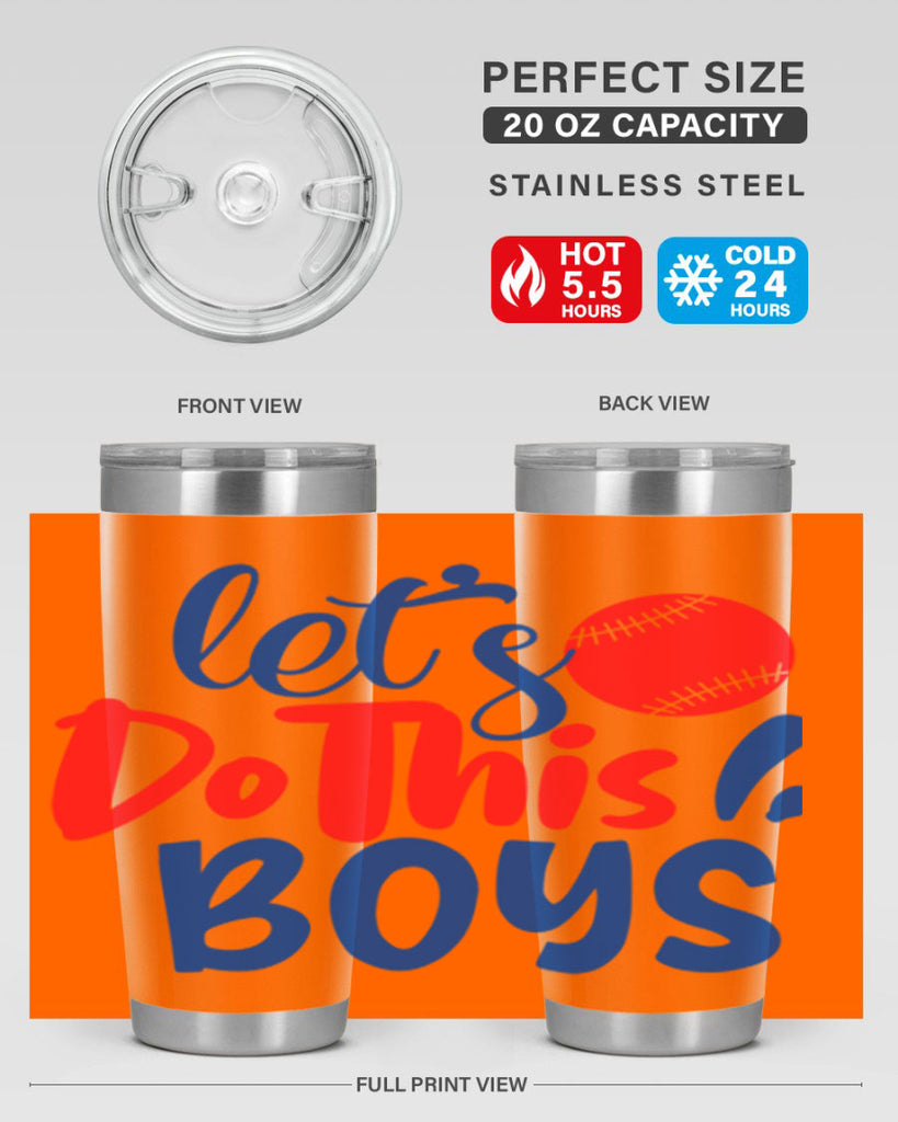 lets do this boys 2057#- baseball- Tumbler