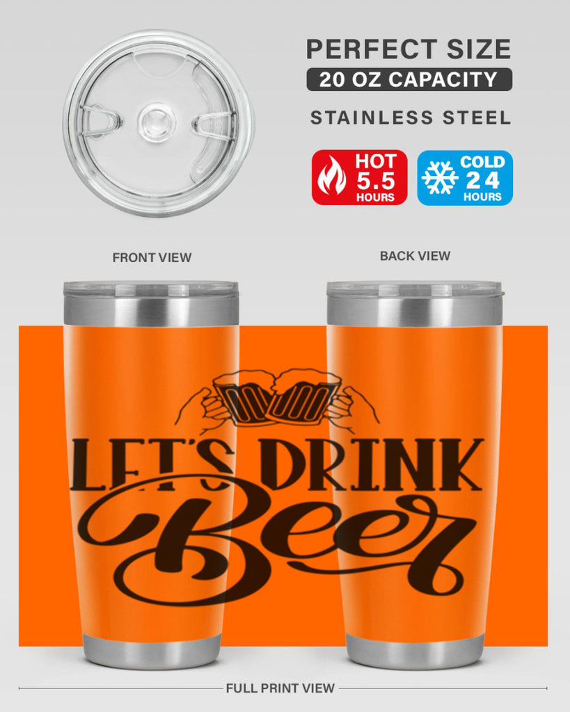 lets drink beer 29#- beer- Tumbler